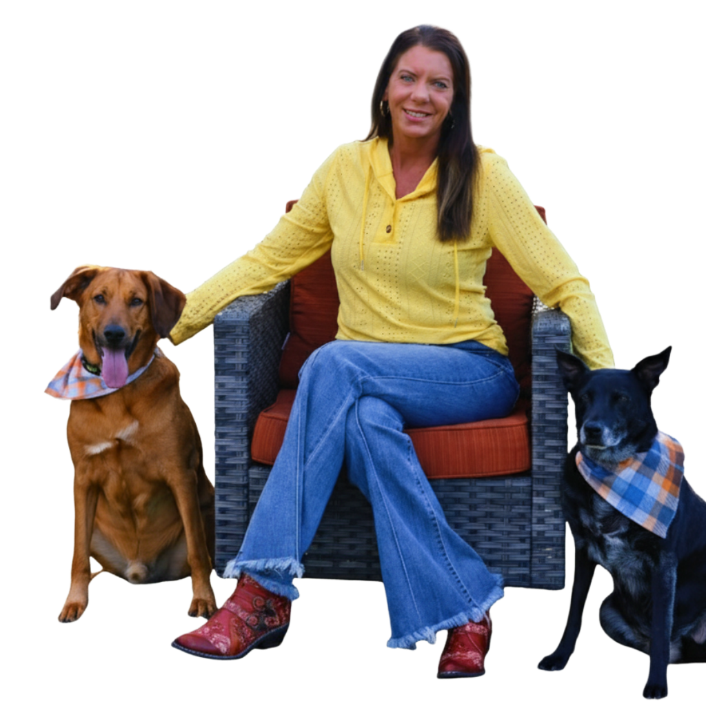 Michelle and one of her clients -1