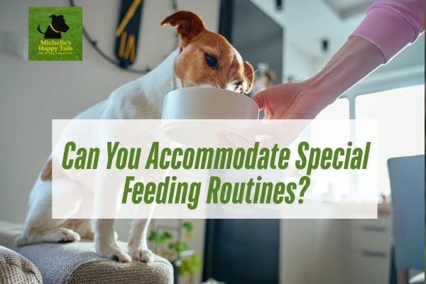 Can You Accommodate Special Feeding Routines?